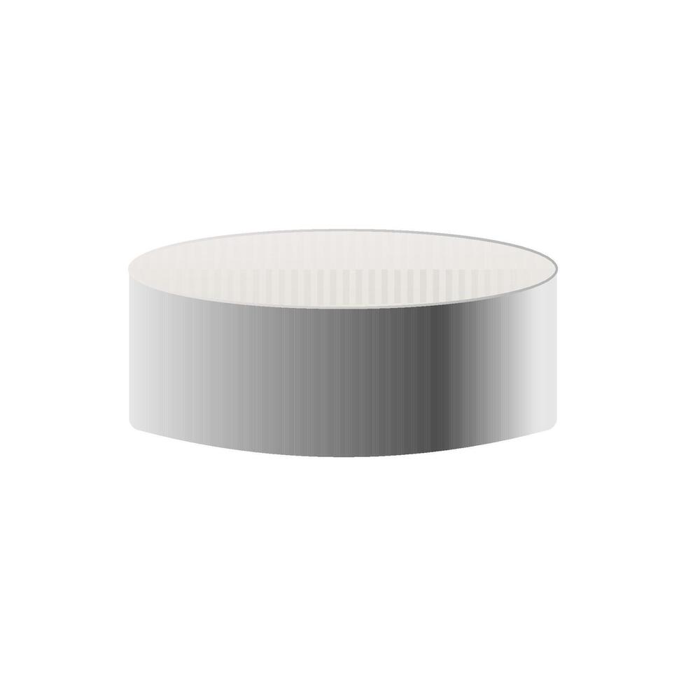 podium, pedestal for product presentation, isolated on white background vector