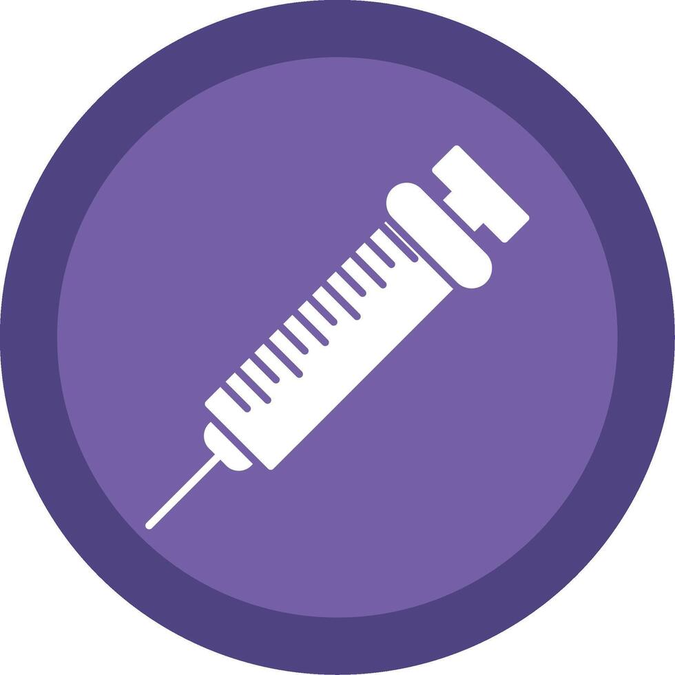 Injection Glyph Multi Circle Icon vector