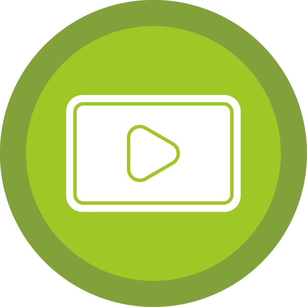 Glyph Multi Circle Icon vector