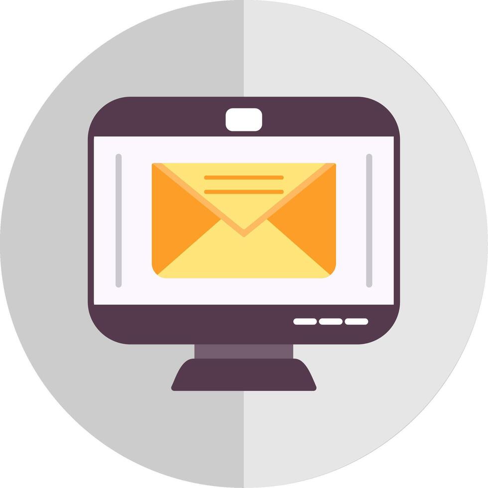 Email Flat Scale Icon vector