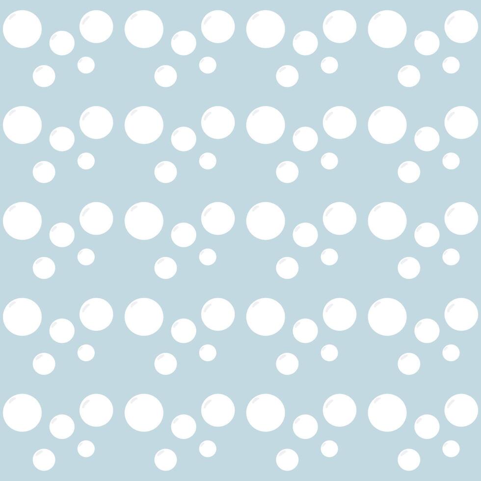 Bubble pattern on blue background vector