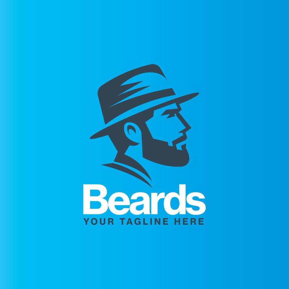 A modern creative Barber Man Logo vector