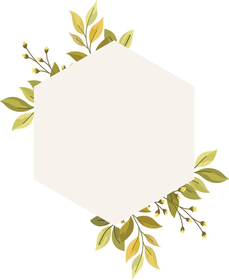 wedding frame with leaves, leaf frame, wedding frame, leaves vector