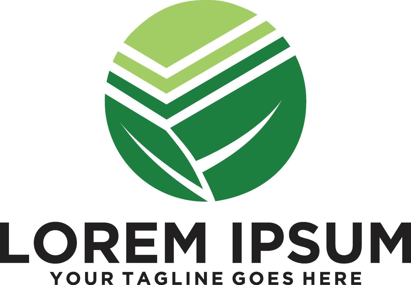 Green Investment Group logo idea vector
