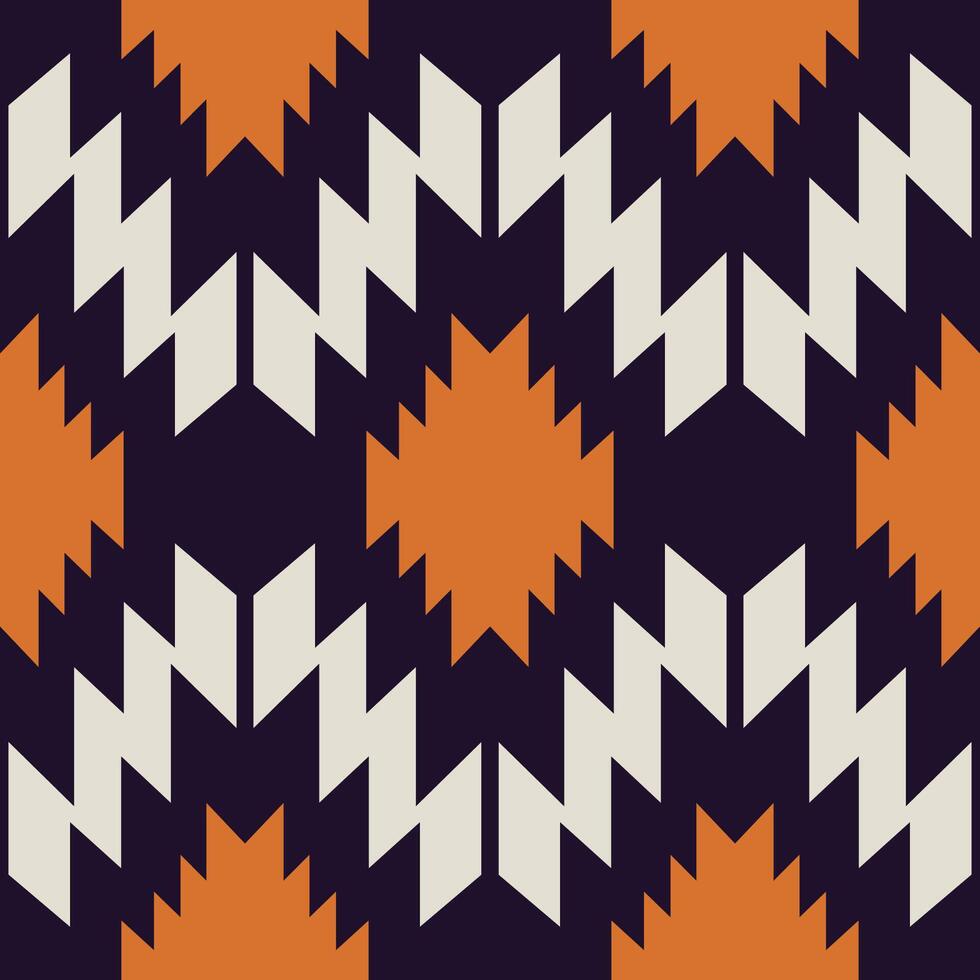 Aztec southwest colorful pattern. Colorful native American southwestern geometric shape seamless pattern. Southwest geometric pattern use for textile, home decoration elements, upholstery, etc. vector