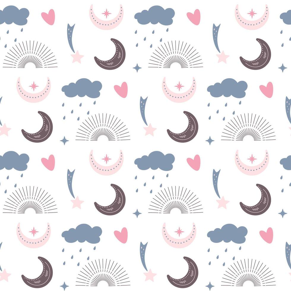 boho seamless pattern vector