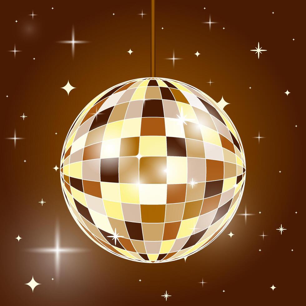 disco ball illustration vector