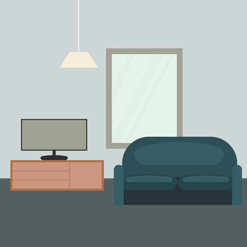 room interior illustration vector