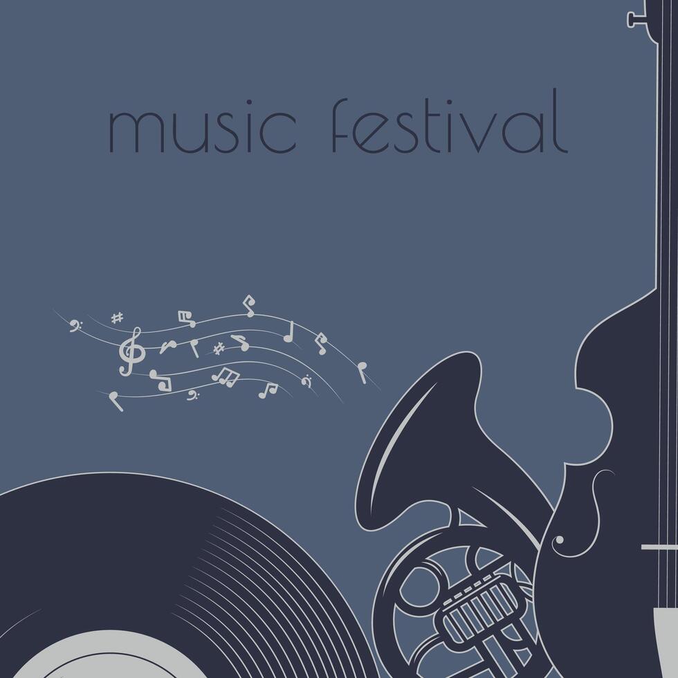 music festival poster vector