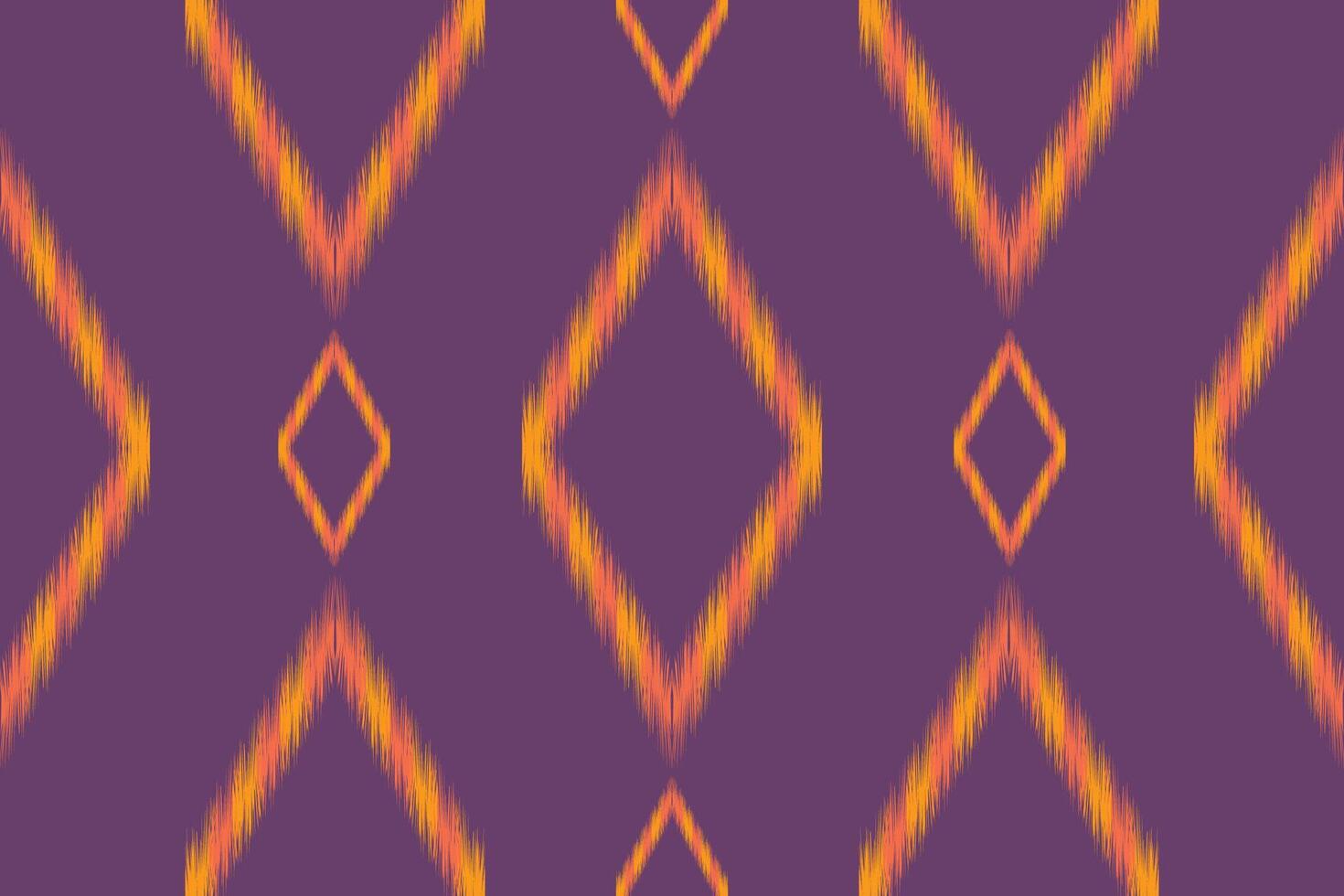 tela ikat de patrones sin fisuras estilo de bordado tradicional étnico geométrico. diseño para fondo, alfombra, estera, sarong, ropa, ilustración. vector