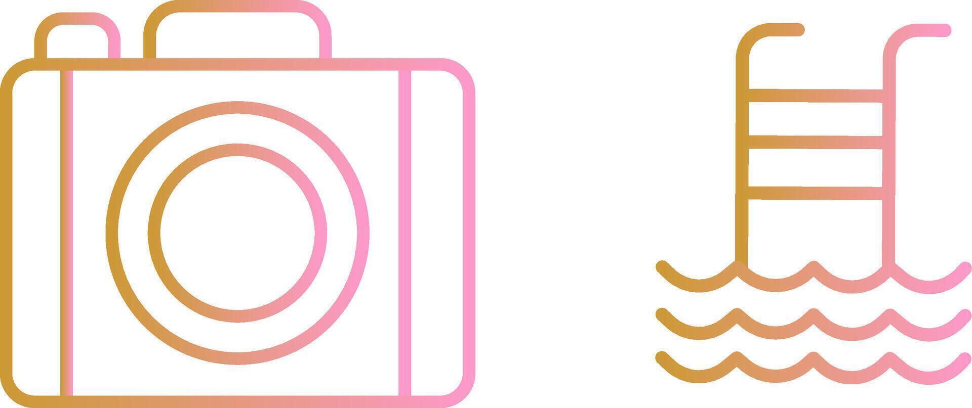 Swimming Pool Icon Design vector