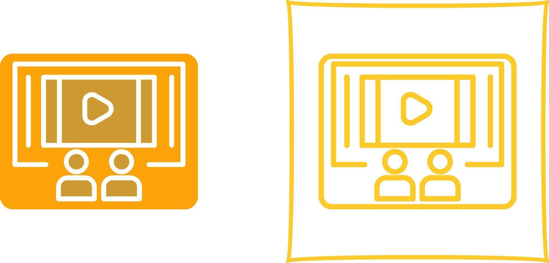 Auditorium Icon Design vector