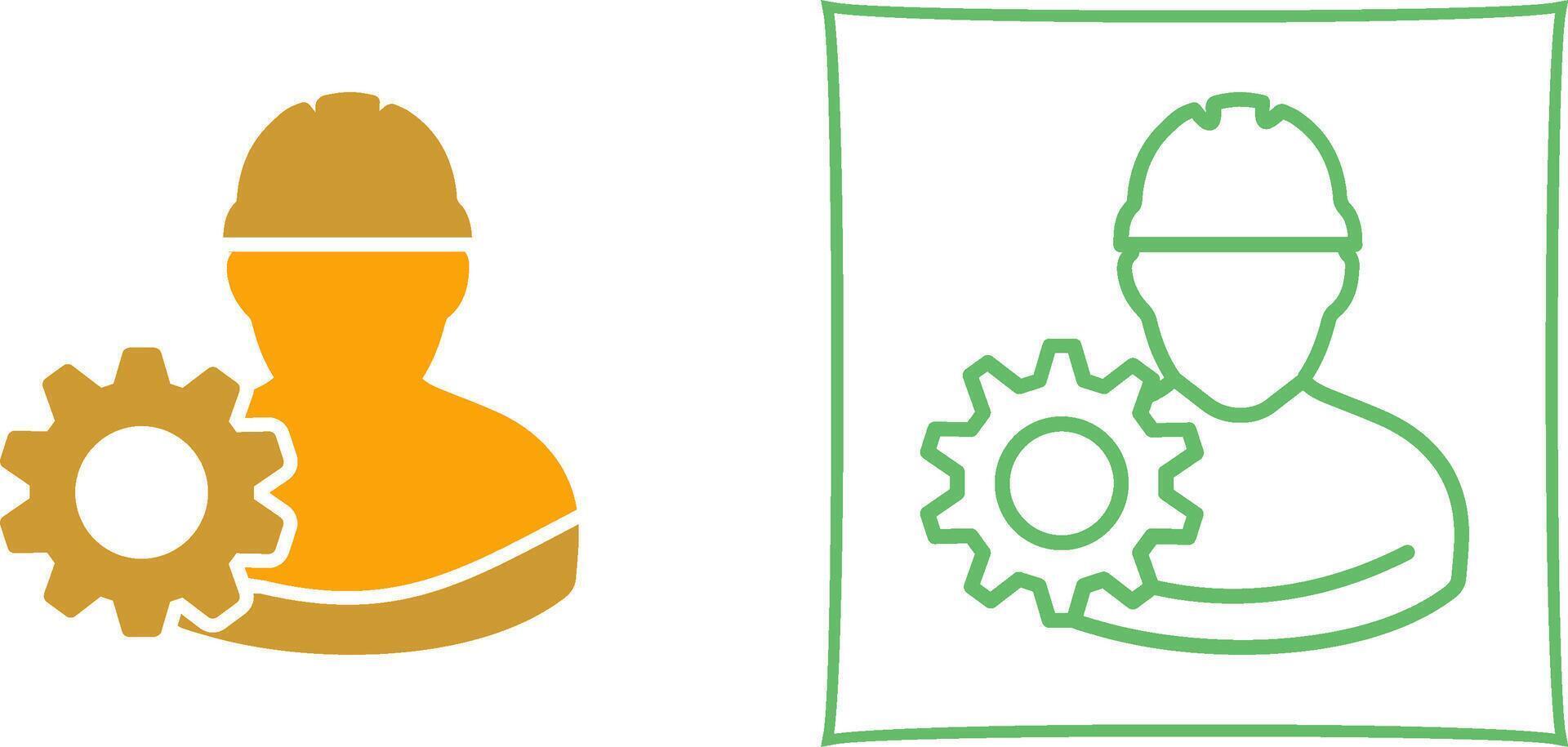 Engineer Icon Design vector