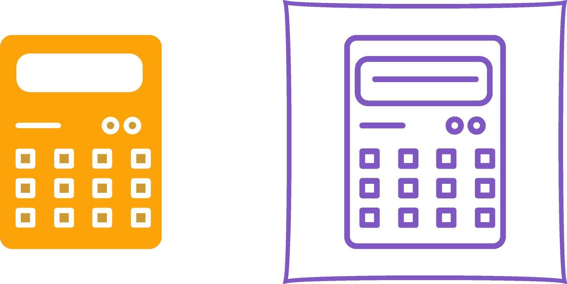 Calculator Icon Design vector