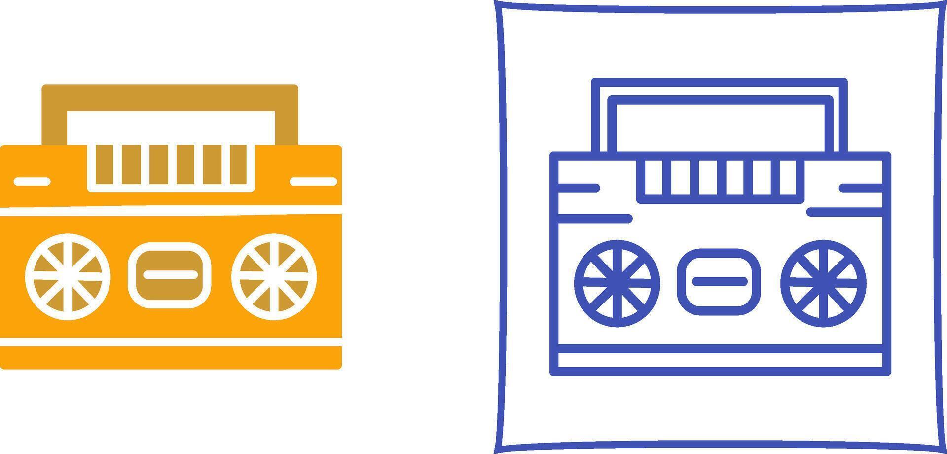 Tape Icon Design vector