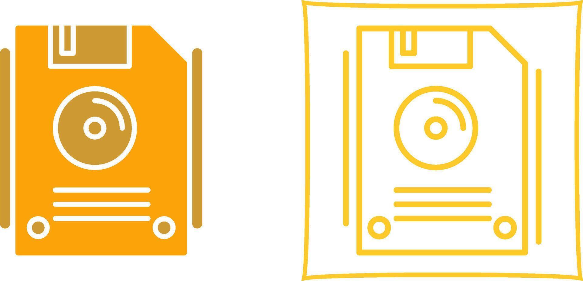 Floppy Disk Icon Design vector