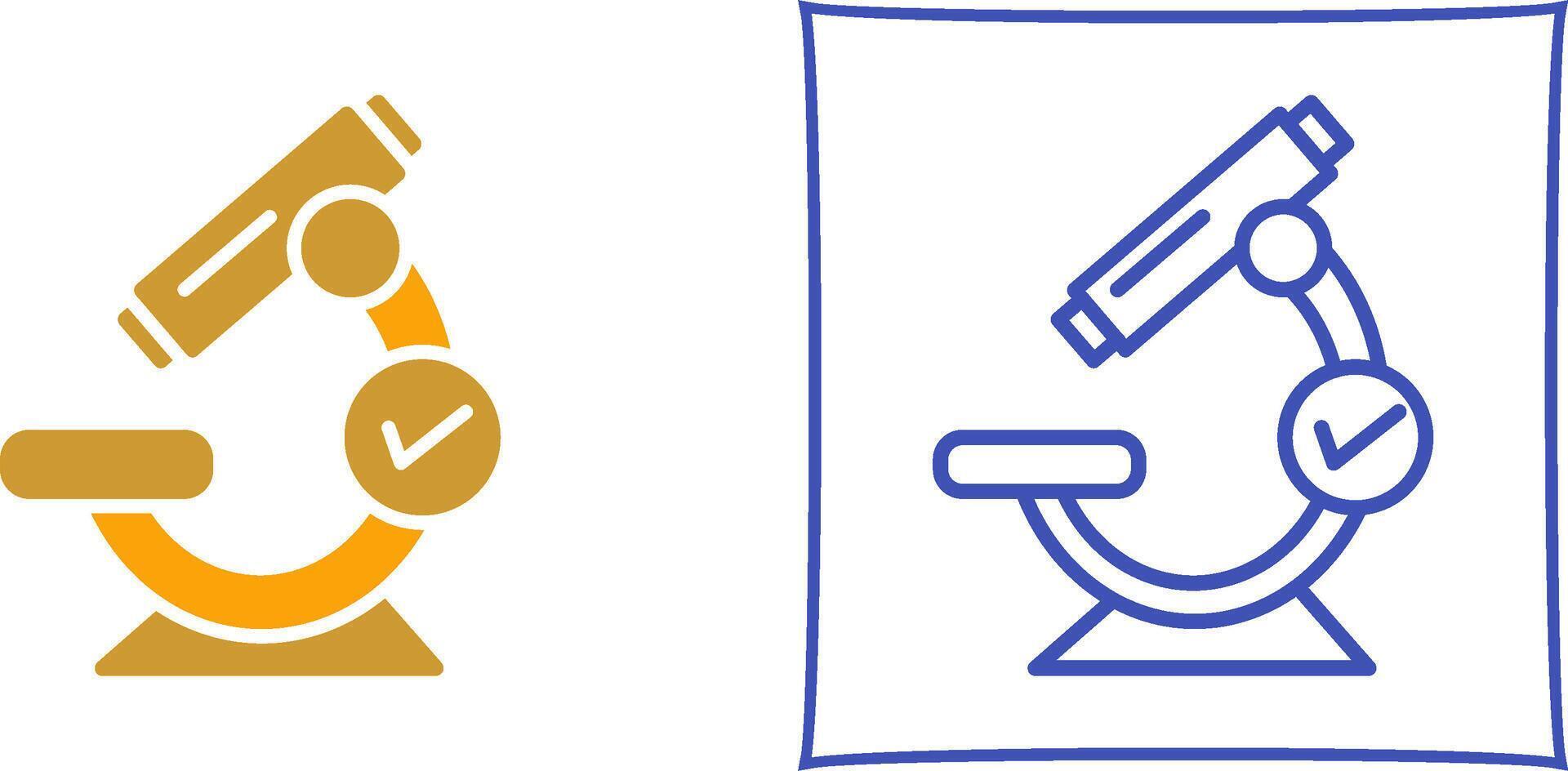 Microscope Icon Design vector