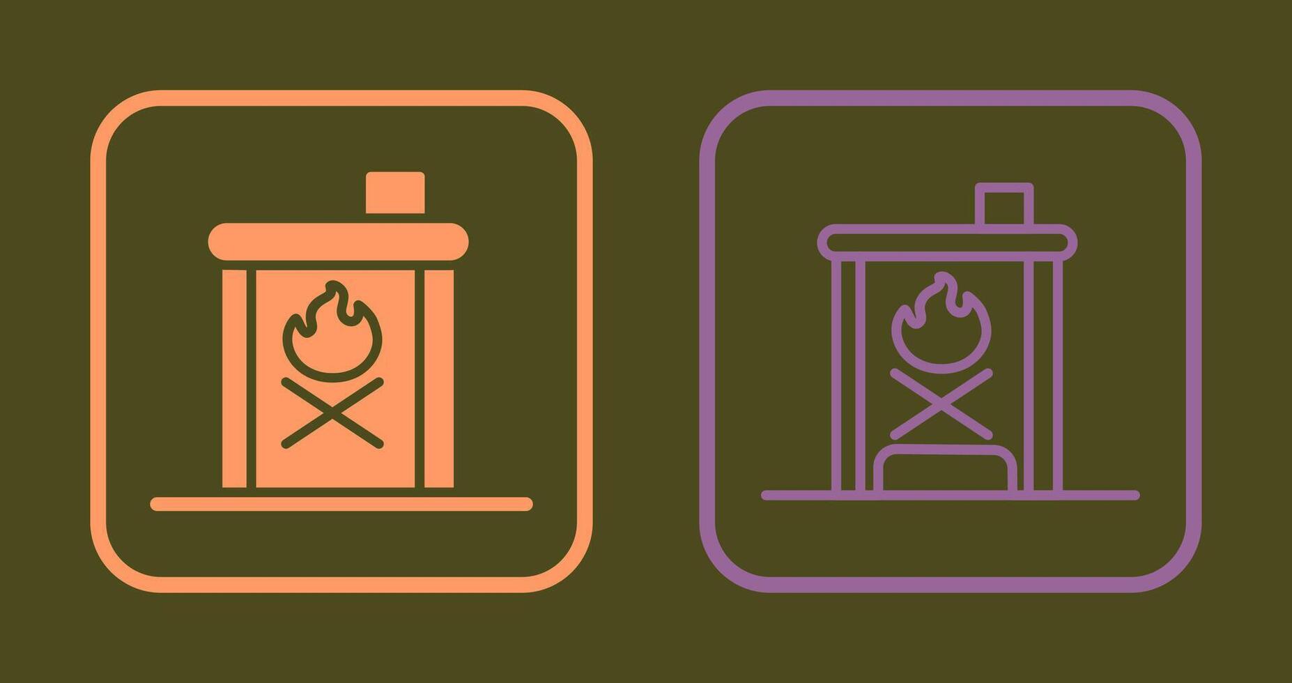 Furnace Icon Design vector