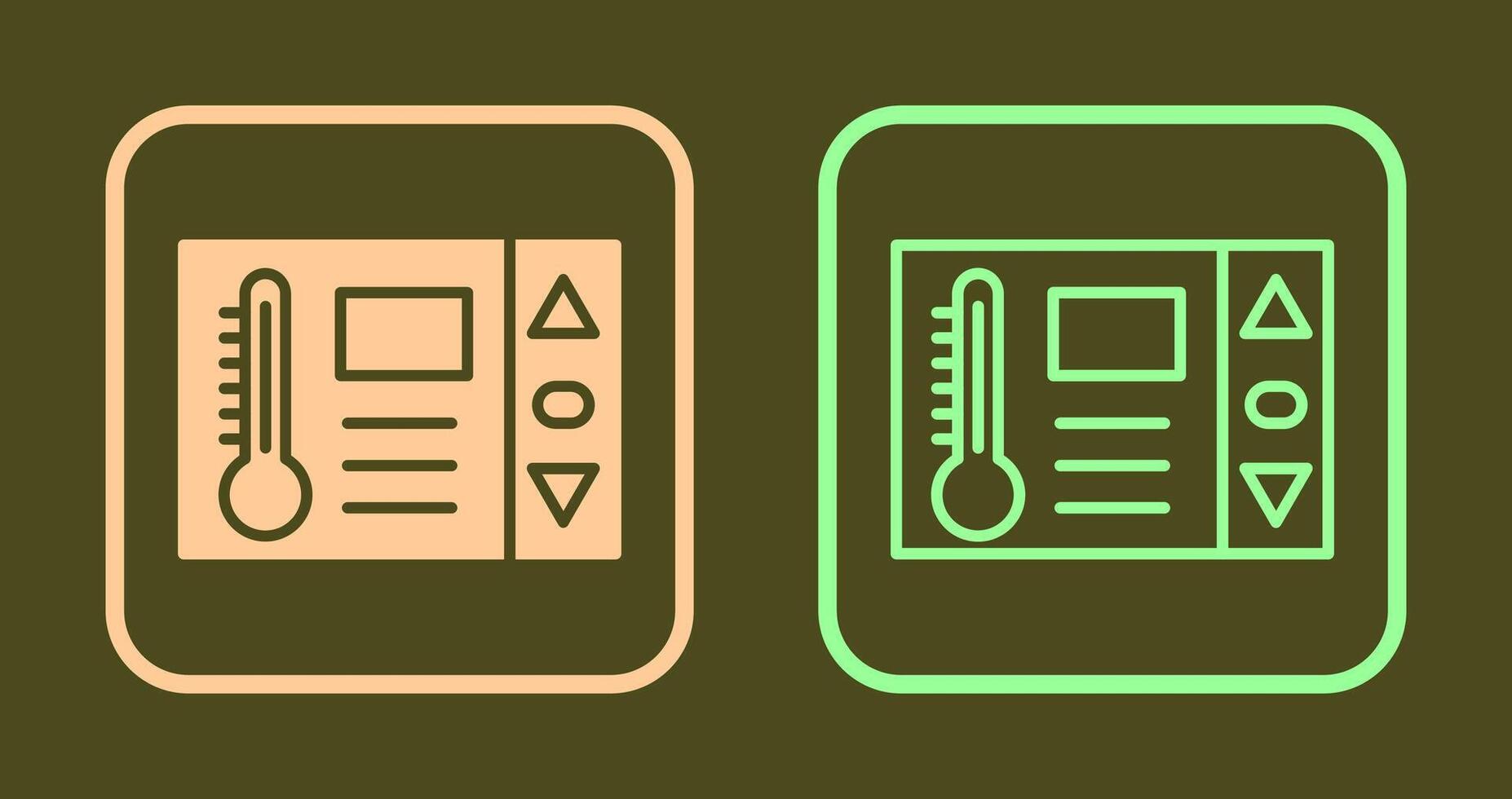 Thermostat Icon Design vector