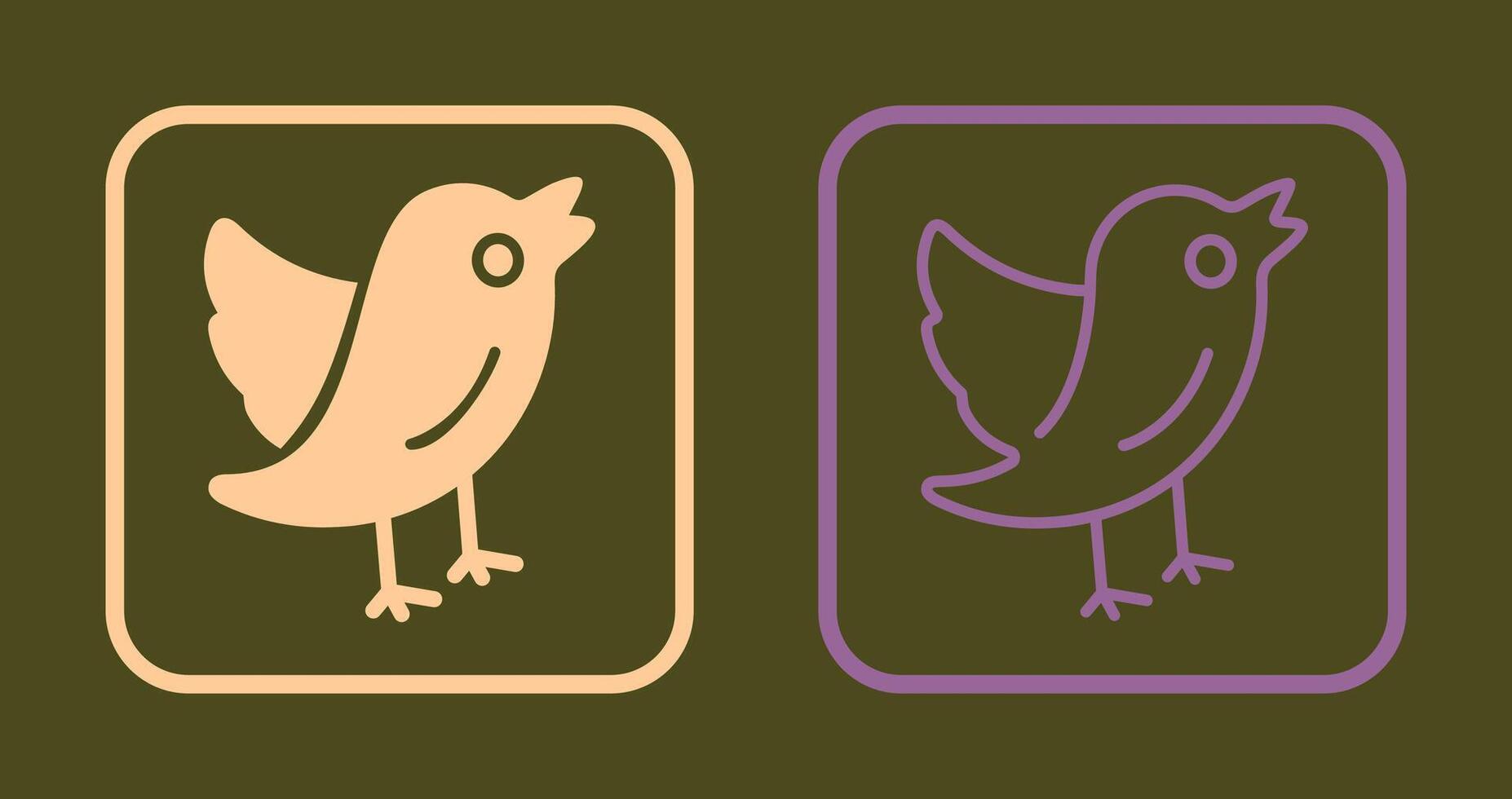 Bird Icon Design vector