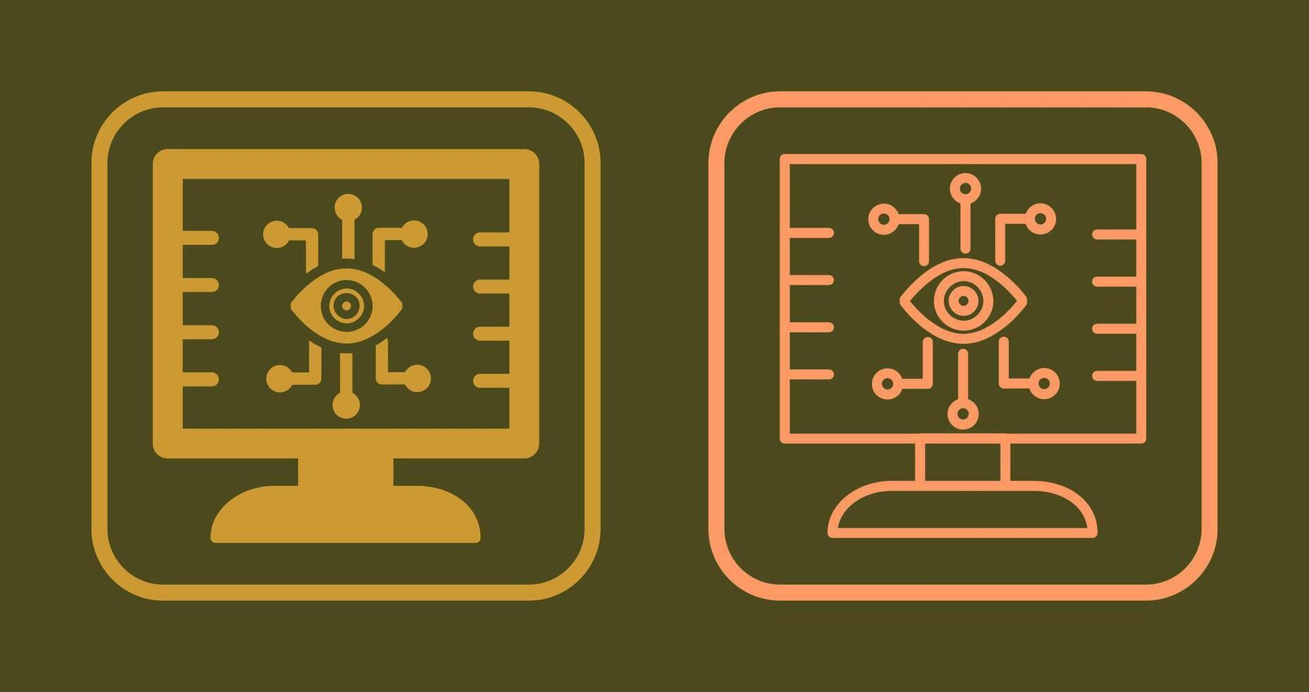 Vision Icon Design vector