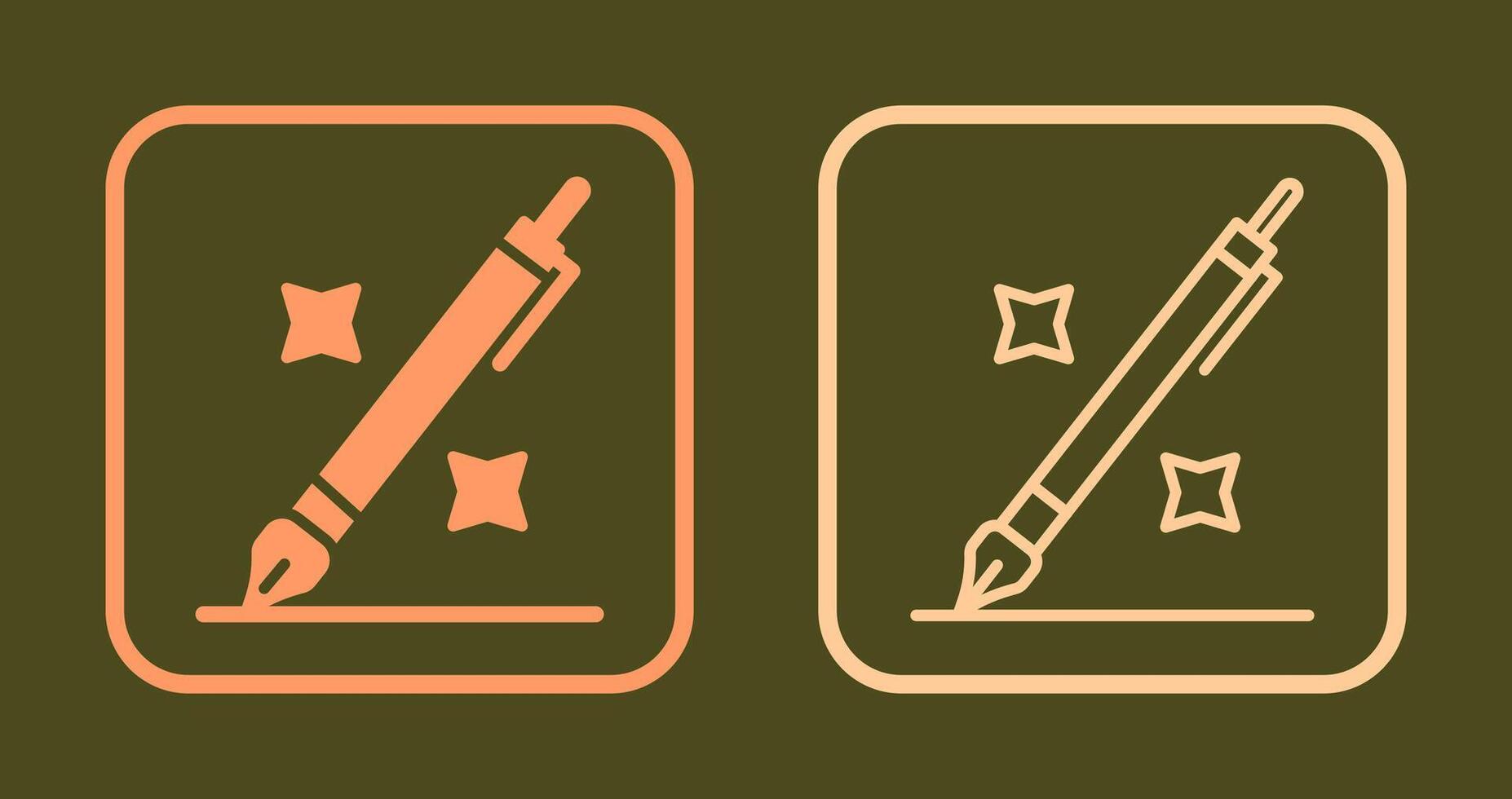 Pen Icon Design vector