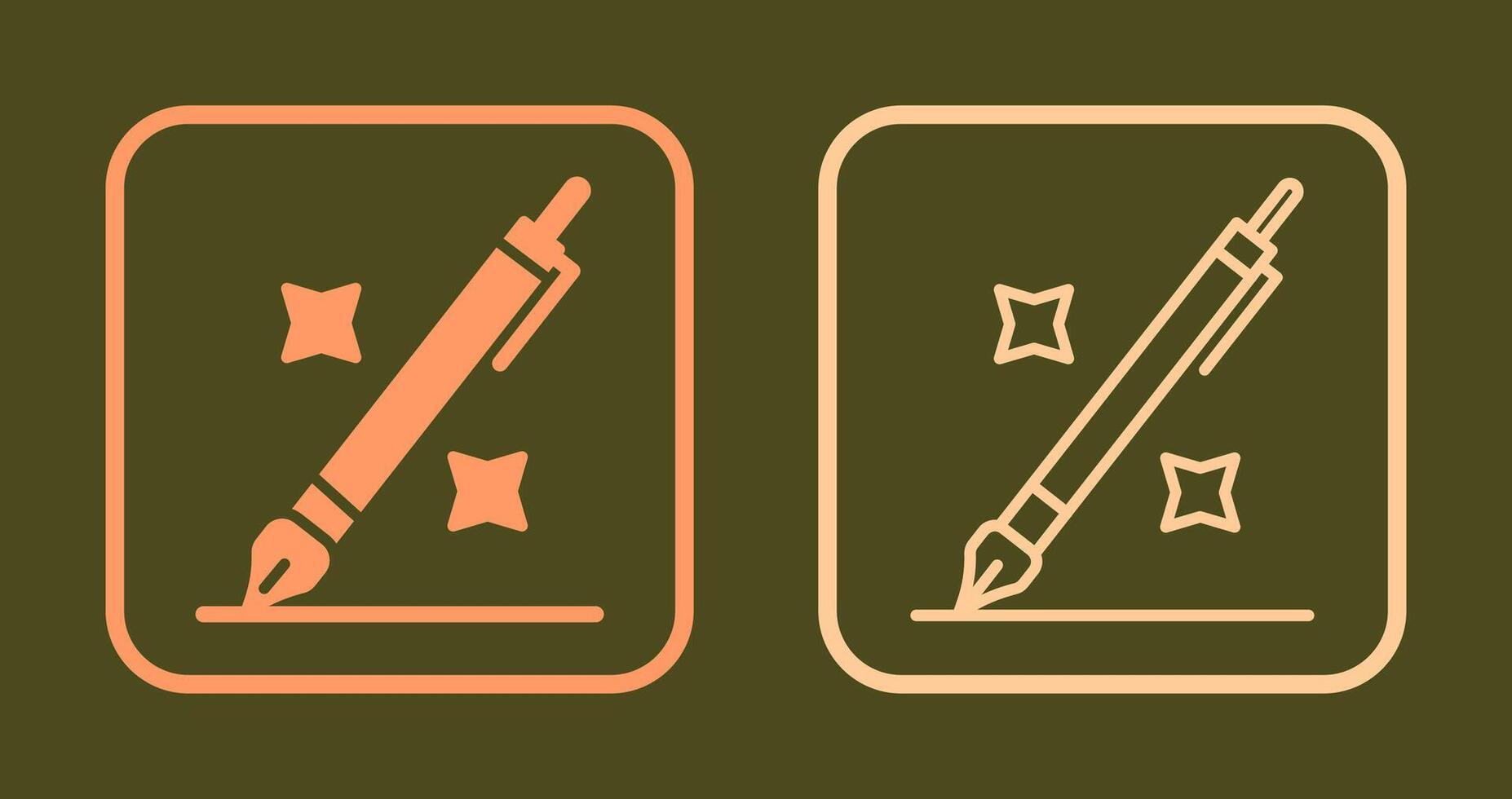 Pen Icon Design vector