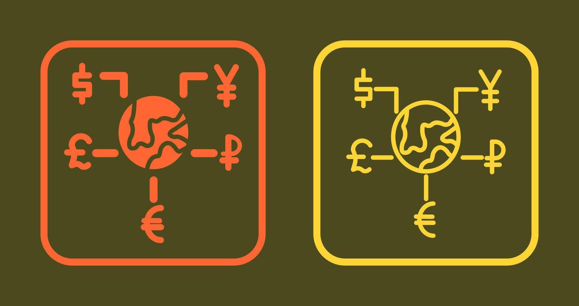 Currency Icon Design vector