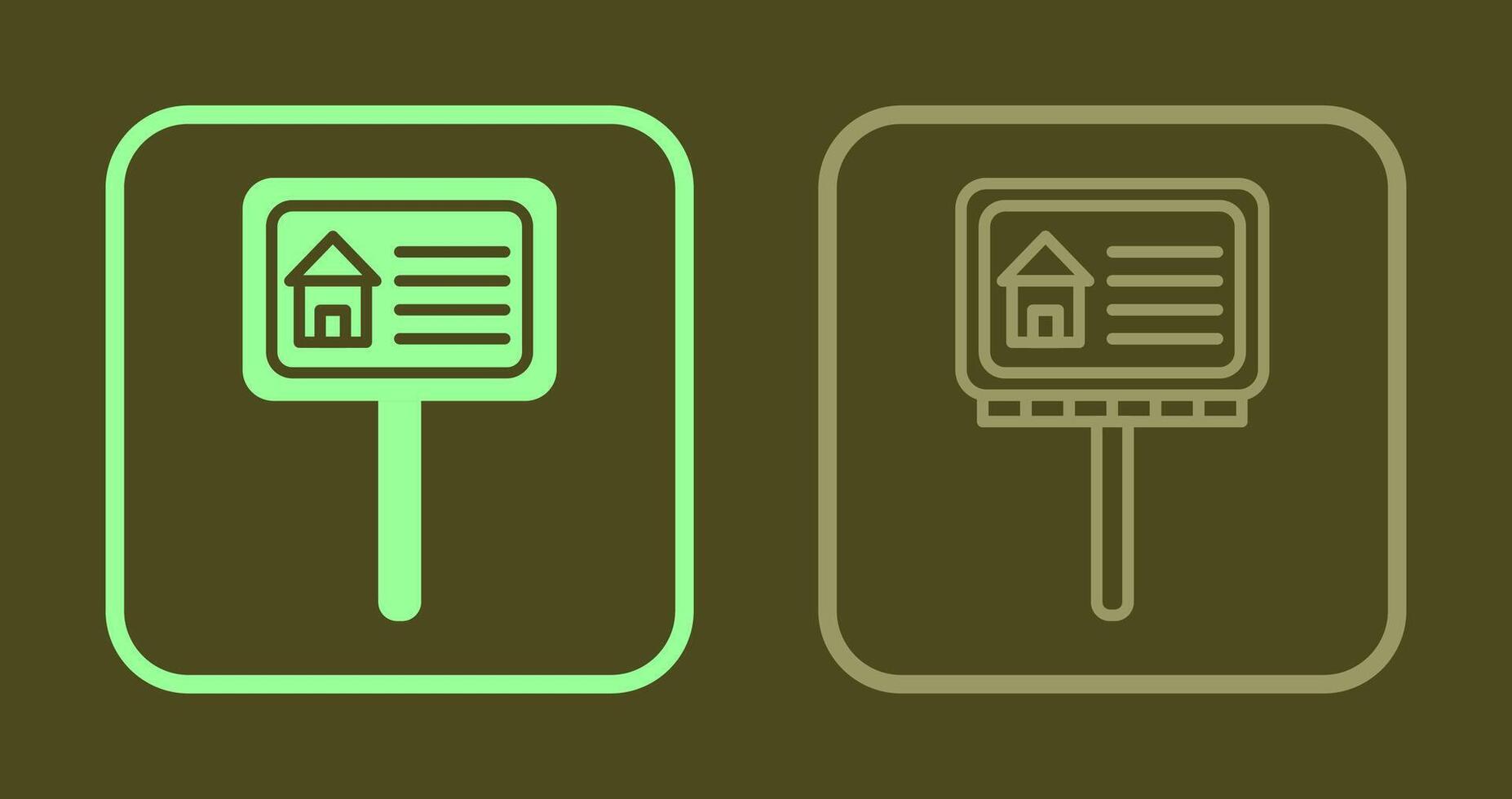 Billboard Icon Design vector