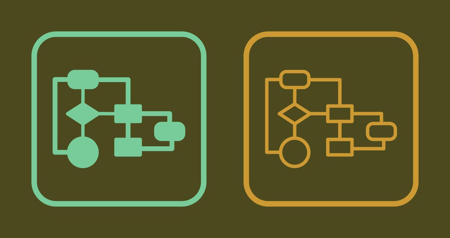 Flowchart Icon Design 43127809 Vector Art at Vecteezy