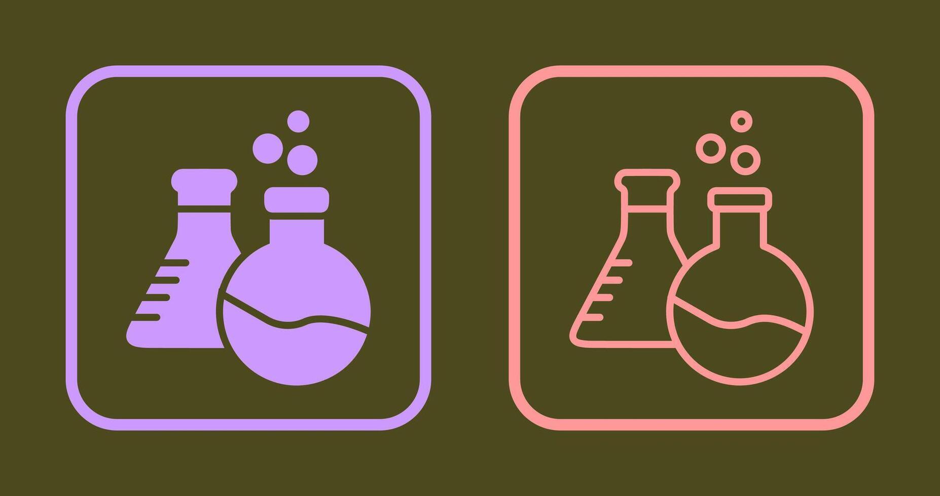 Flask Icon Design vector