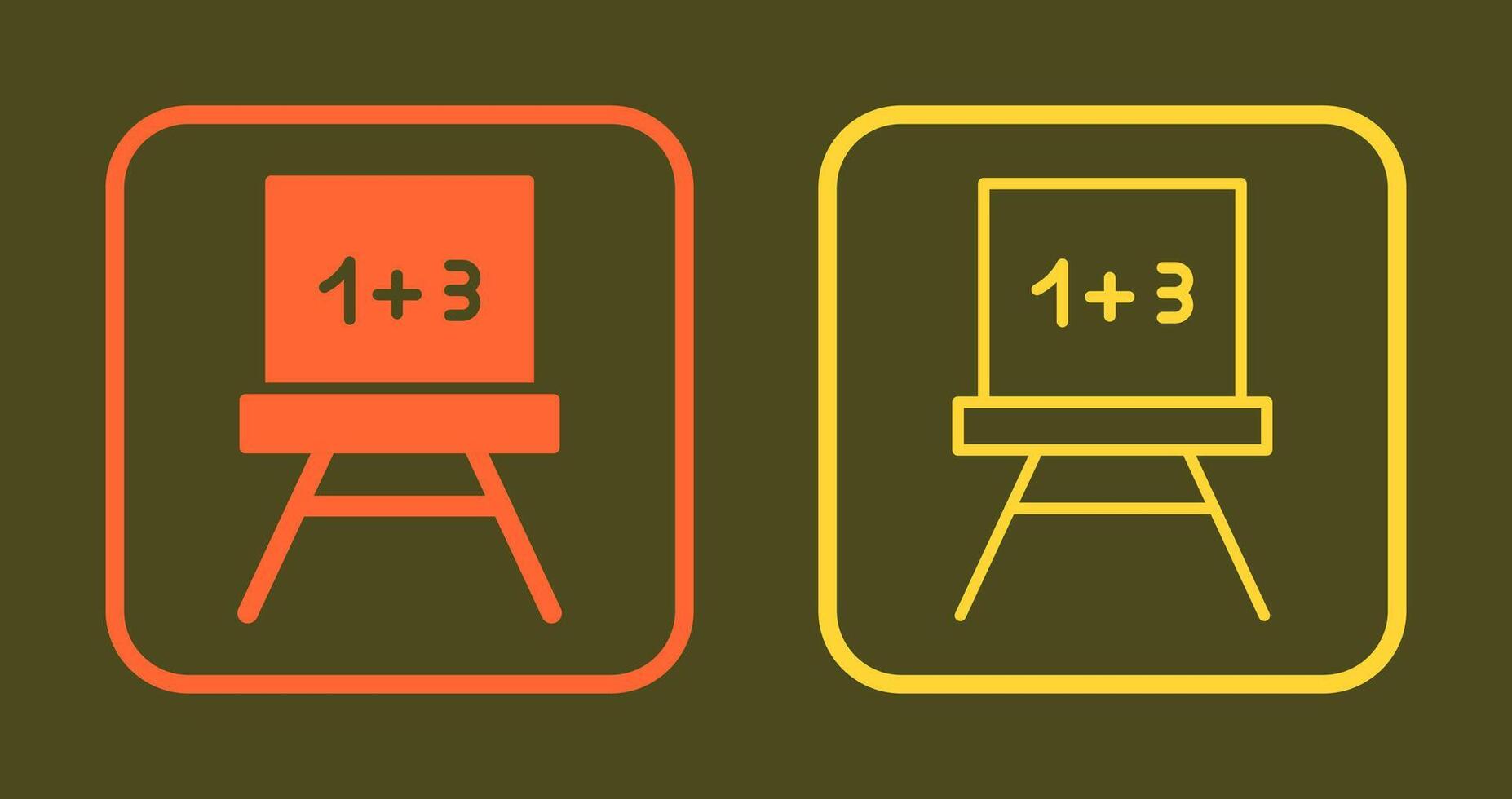 Mathematics Icon Design vector