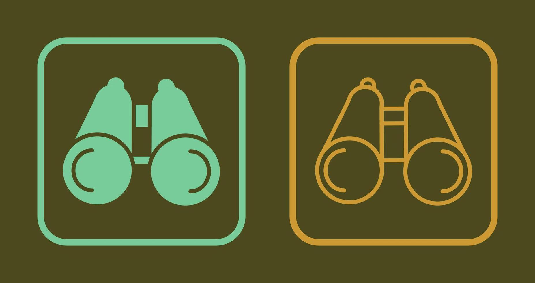 Binoculars Icon Design vector