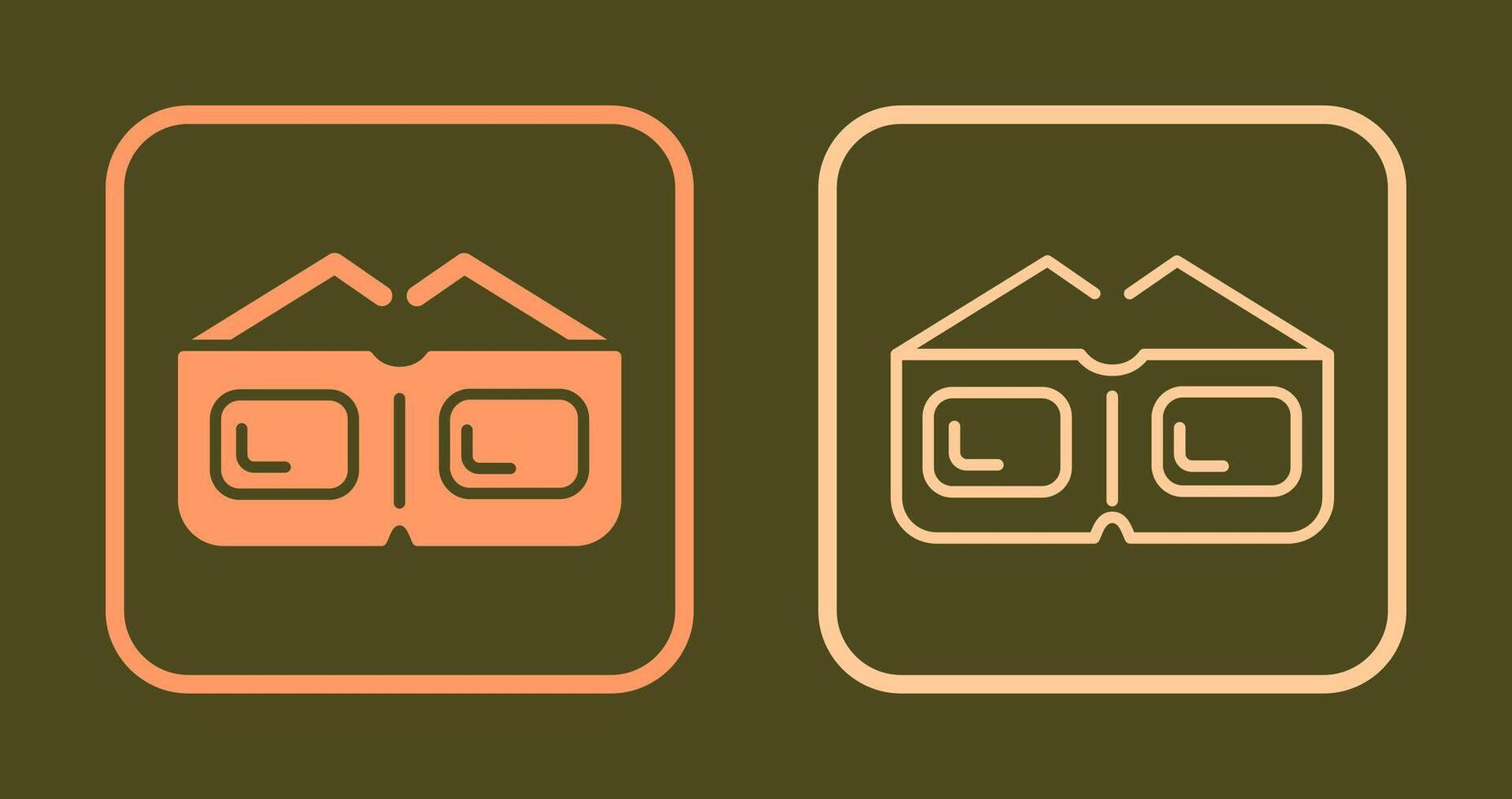 Goggles Icon Design vector