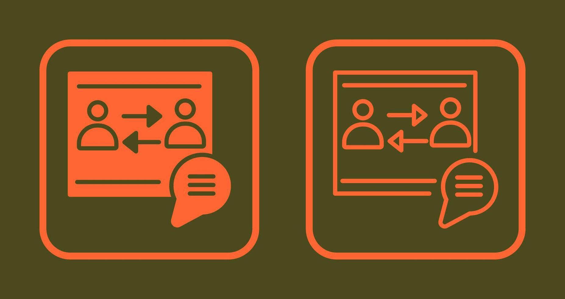 Communication Icon Design vector