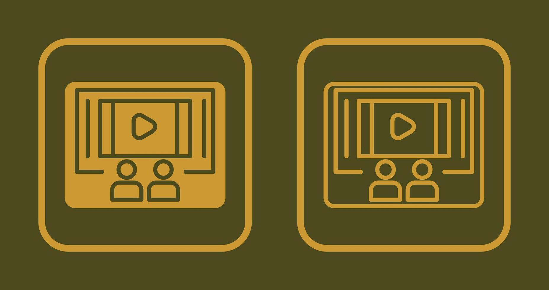 Auditorium Icon Design vector