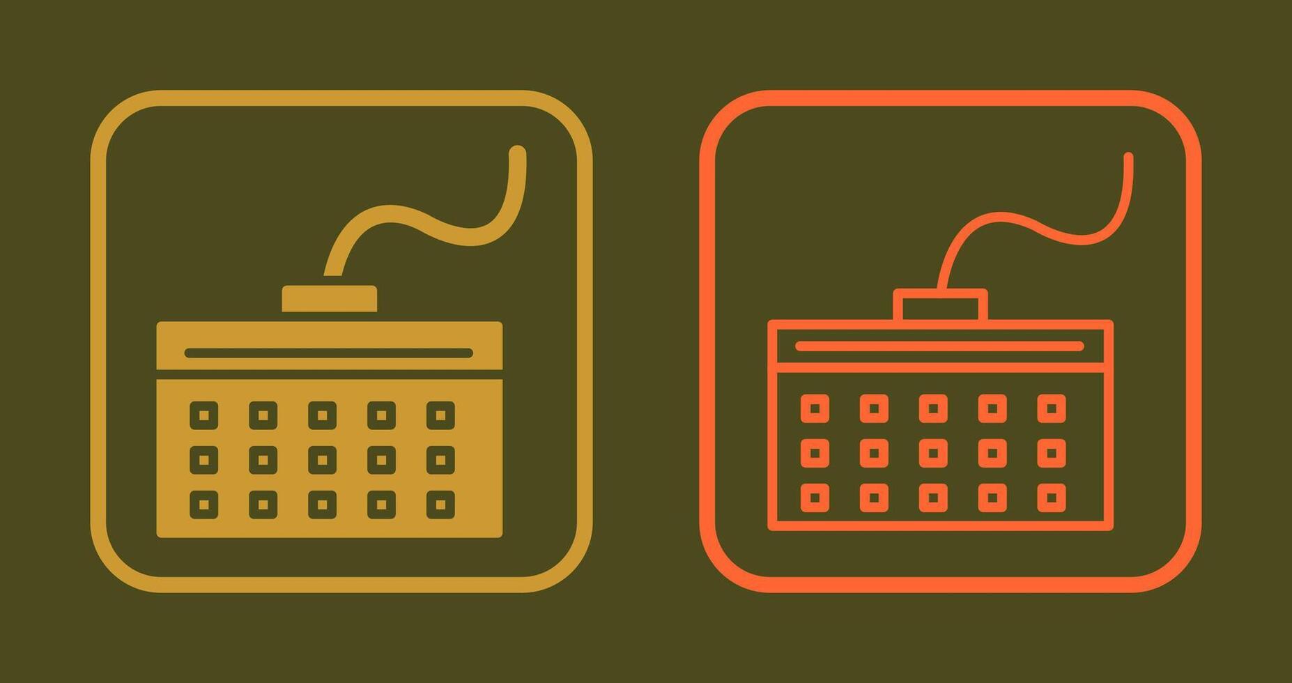 Keyboard Icon Design vector