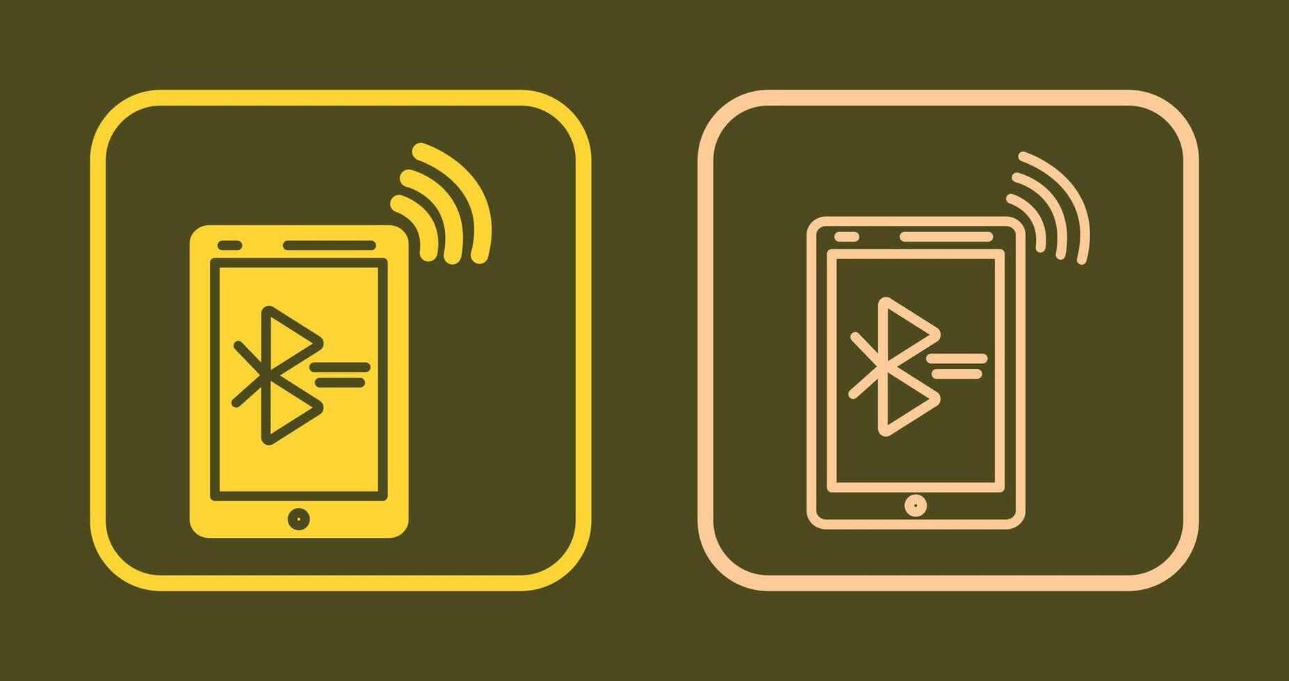 Bluetooth Icon Design vector