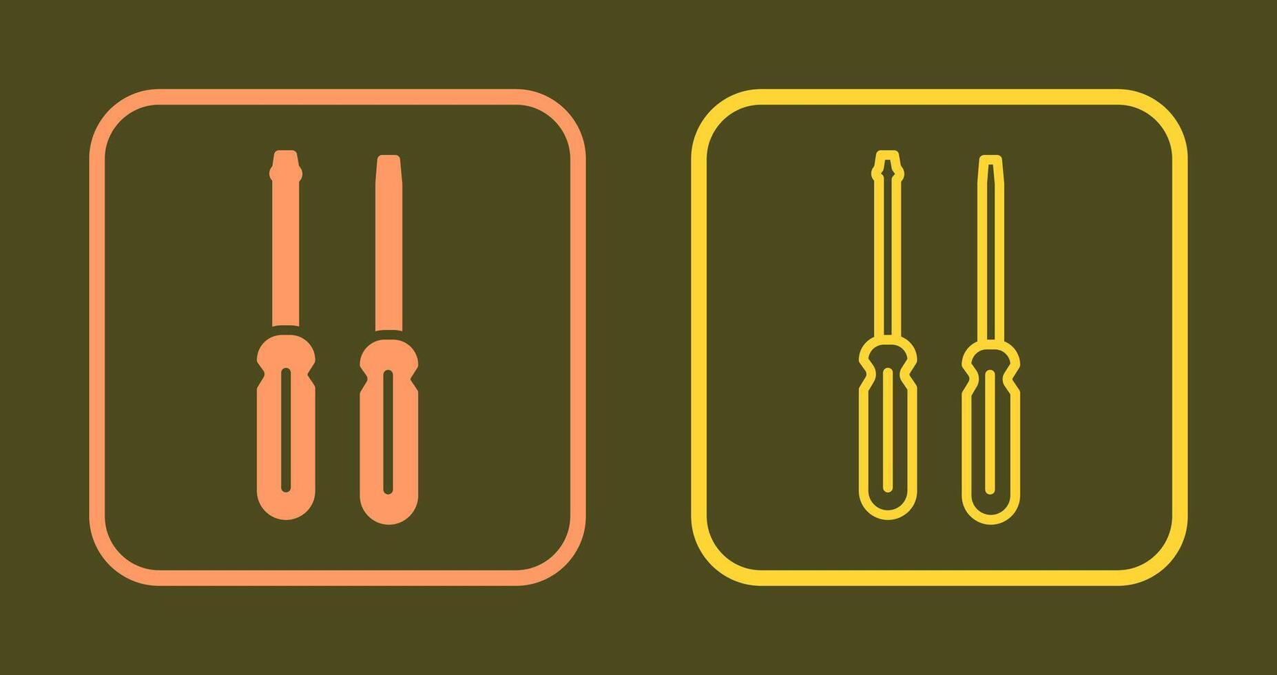 Screwdriver Icon Design vector