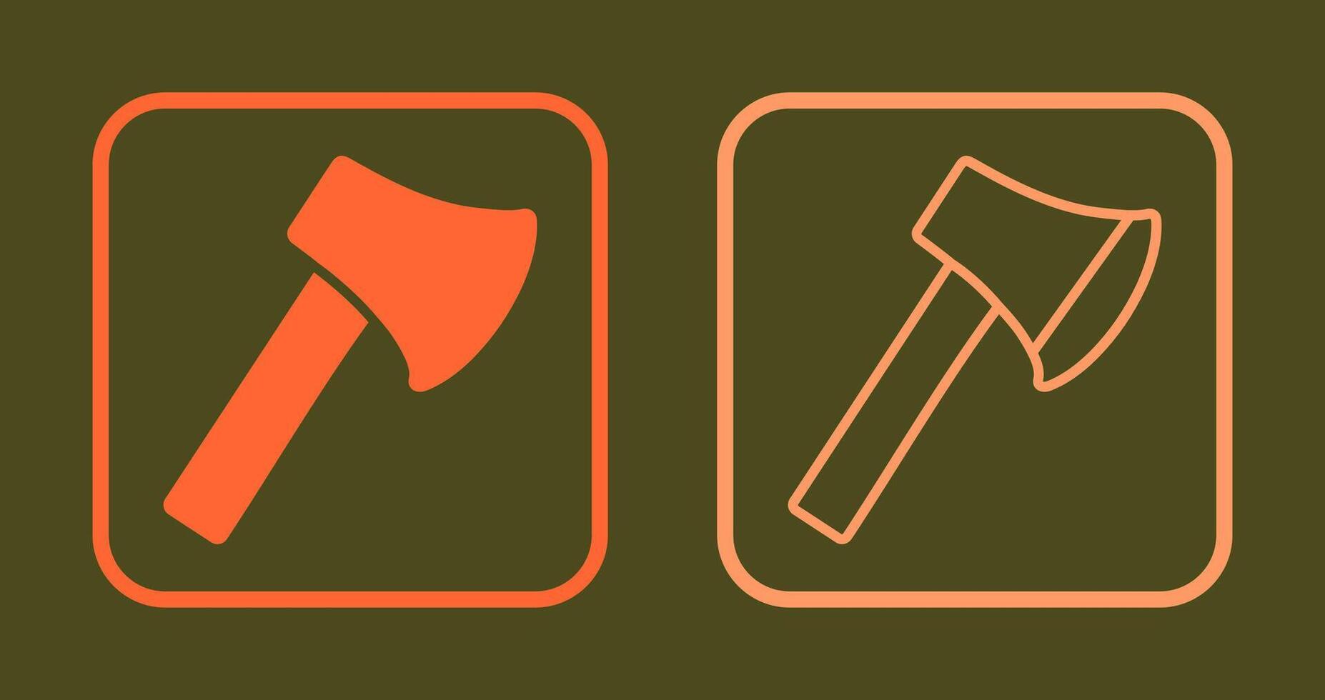 Axe Icon Design vector