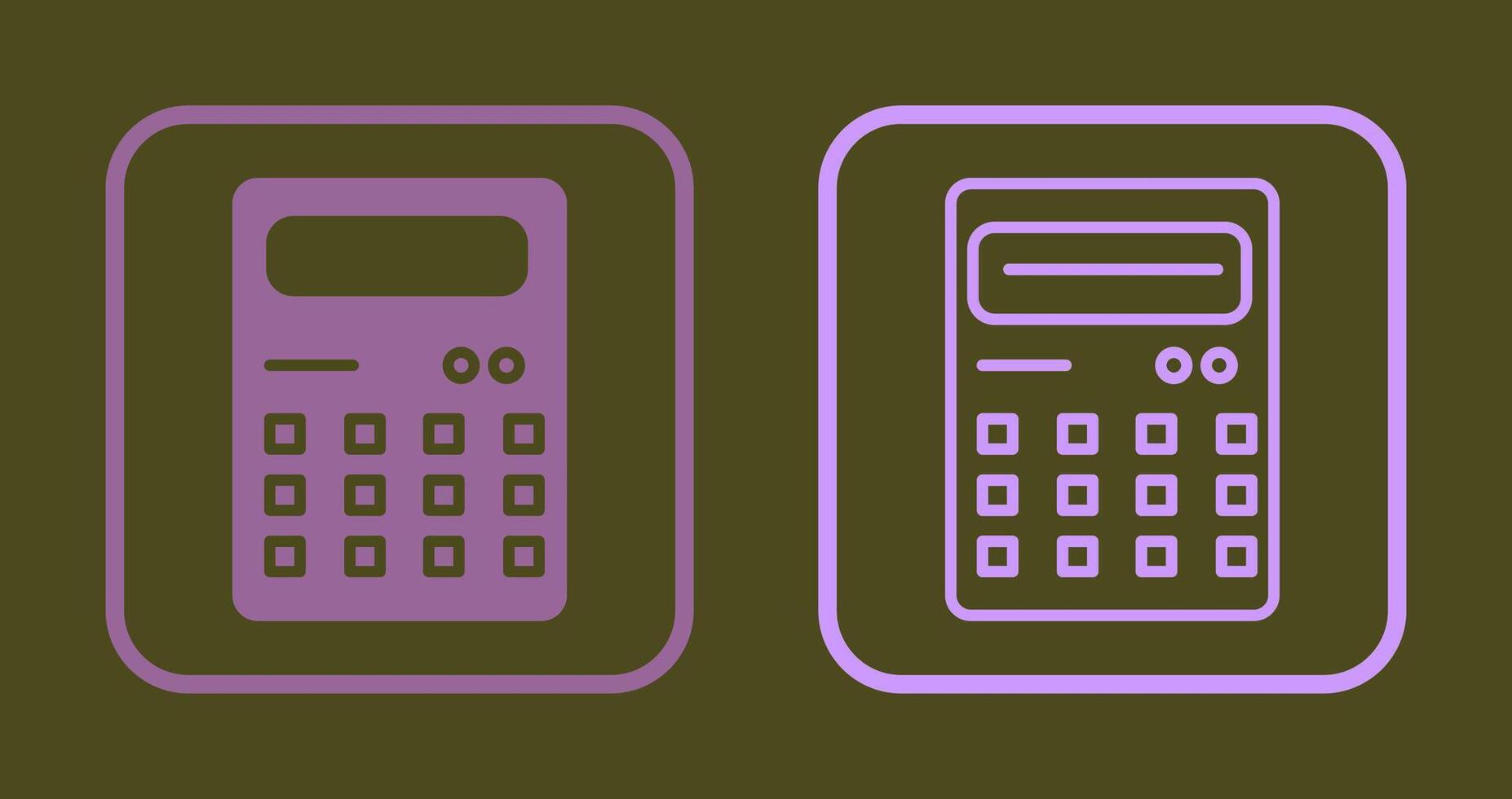 Calculator Icon Design vector