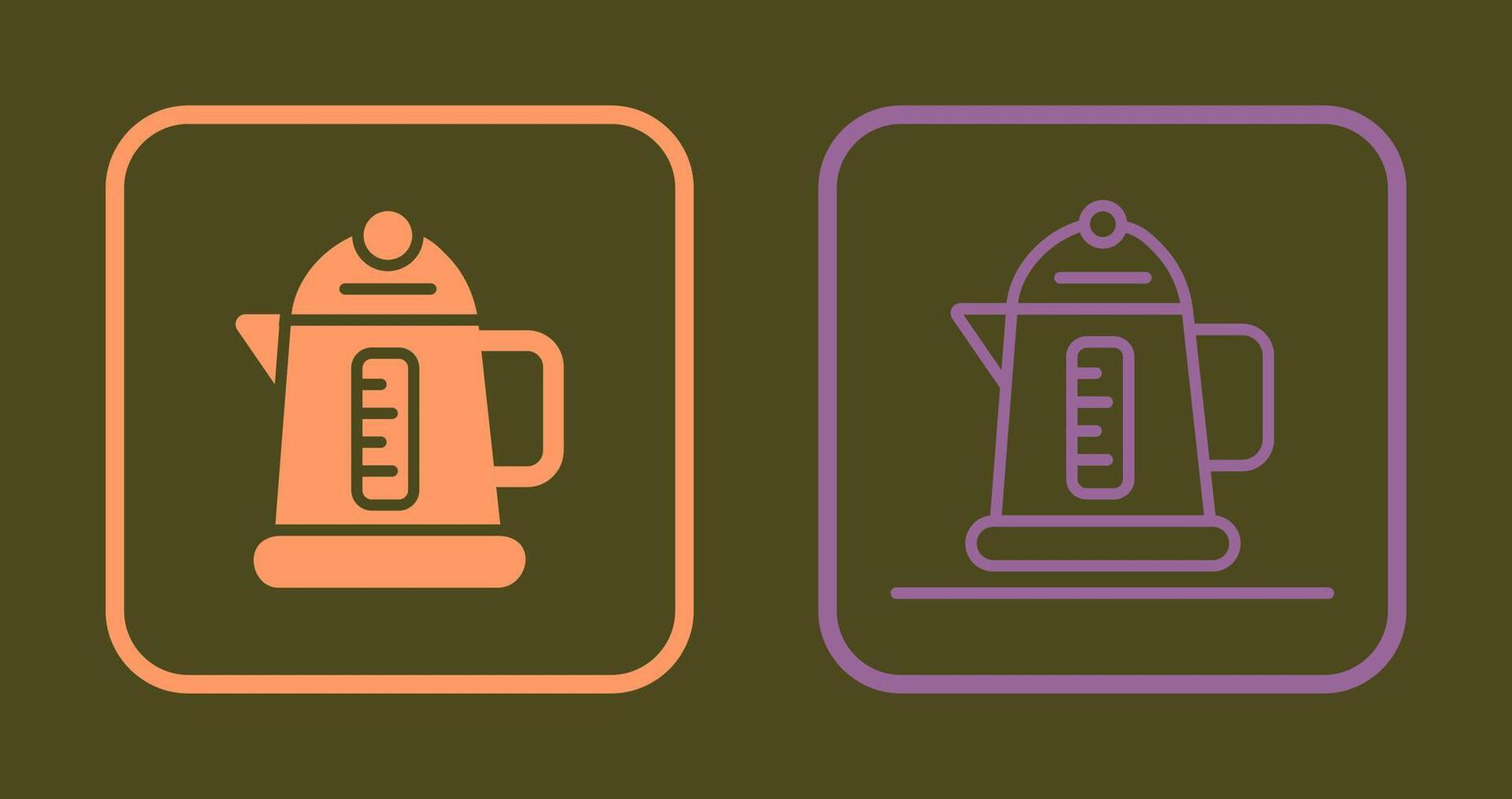 Kettle Icon Design vector