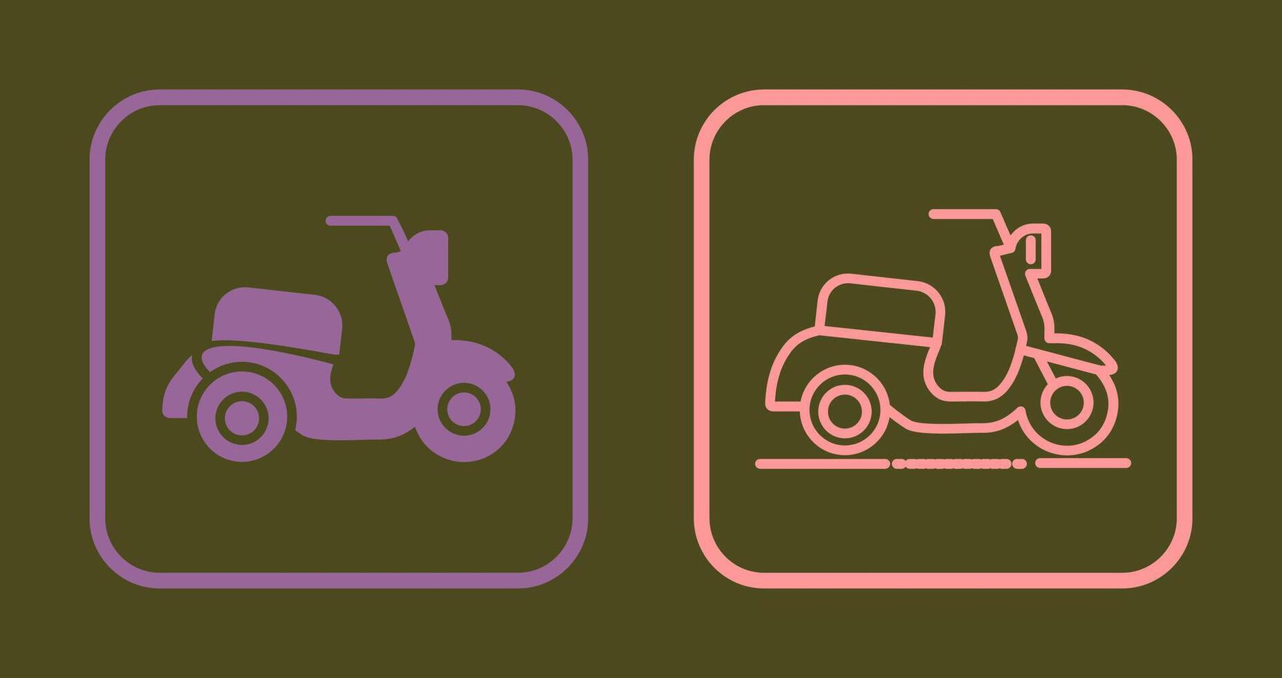 Scooter Icon Design vector