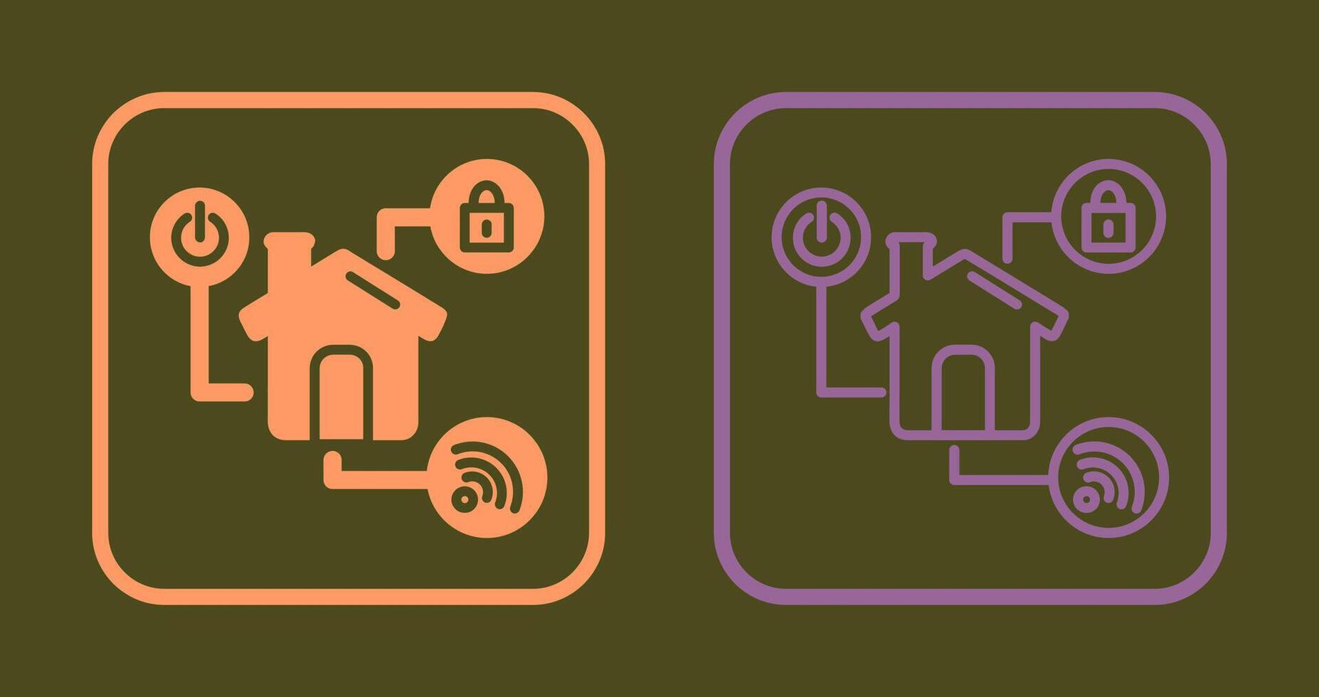Smarthome Icon Design vector