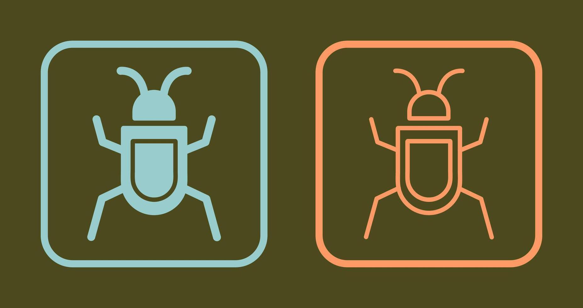 Bug Icon Design vector