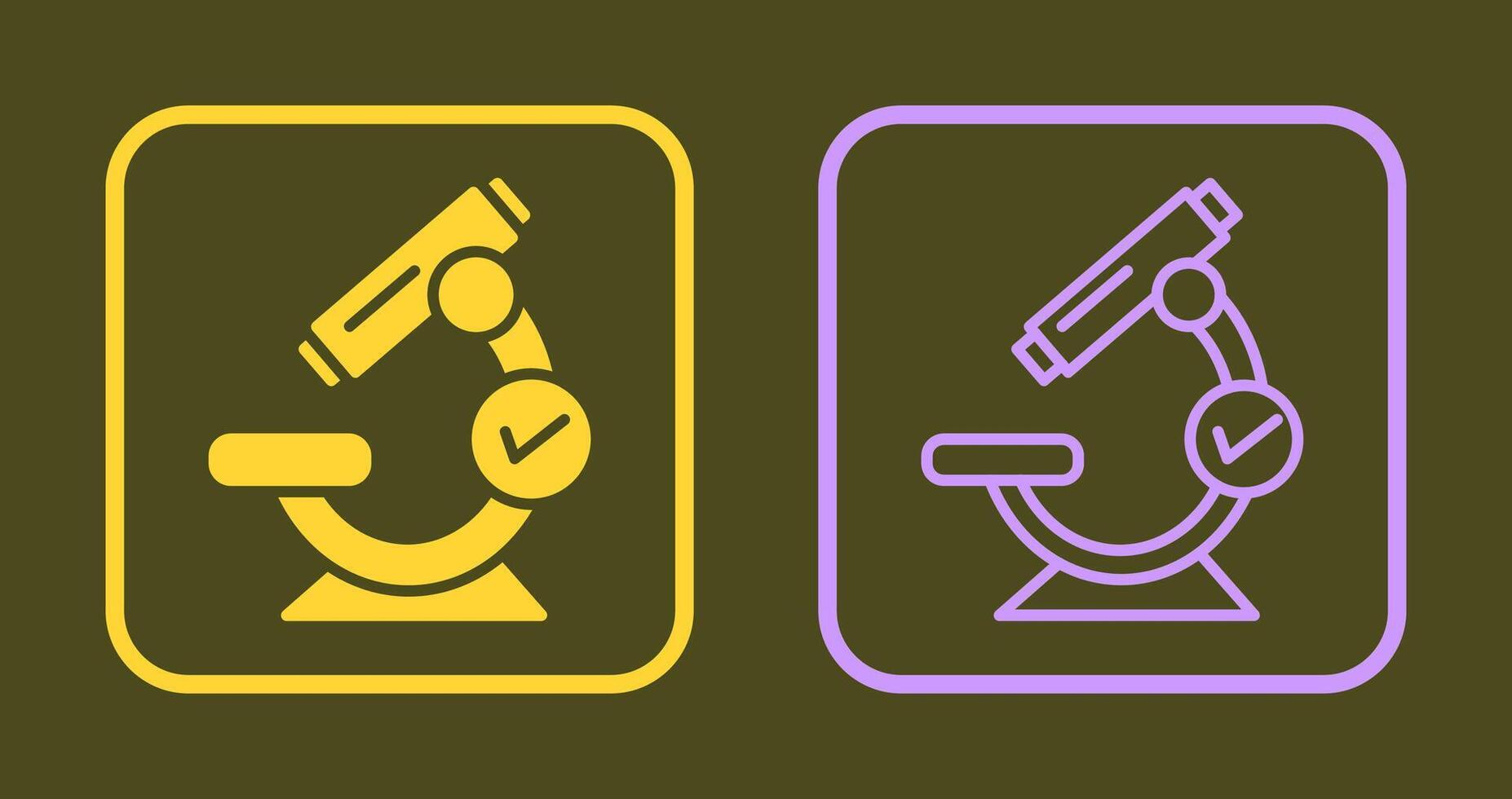 Microscope Icon Design vector