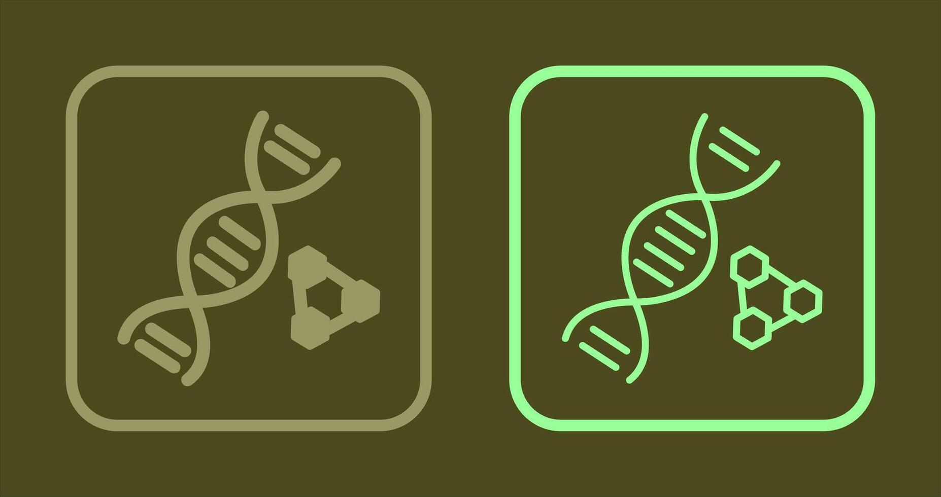 DNA Icon Design vector