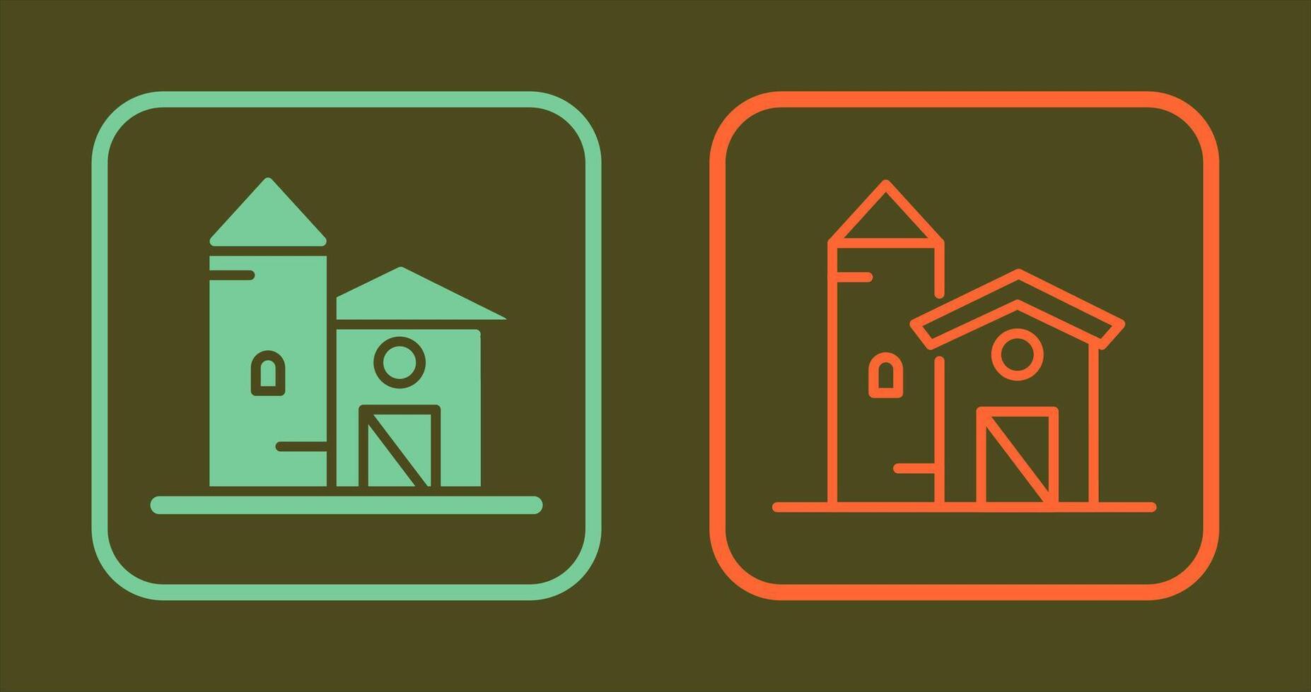 Ranch Icon Design vector