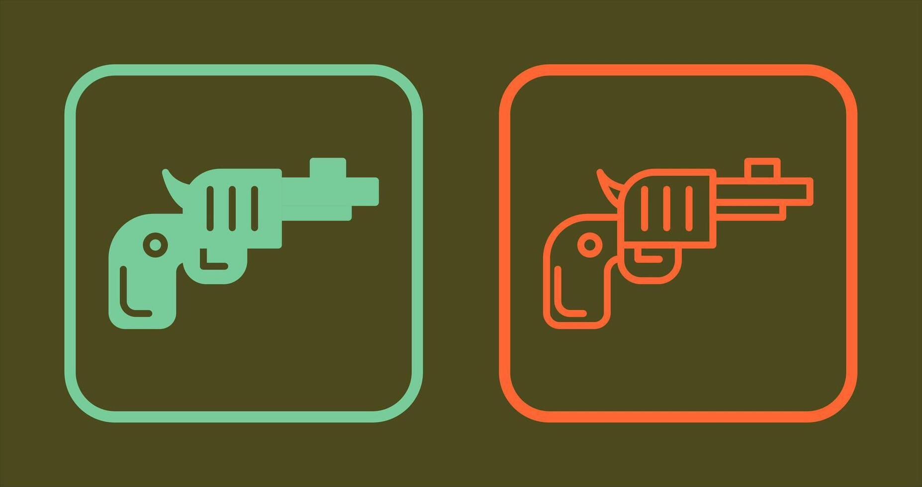 Revolver Icon Design vector