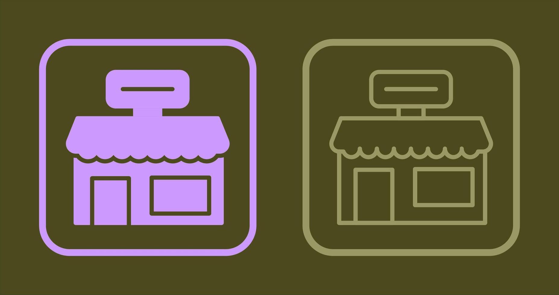 Shop Icon Design vector